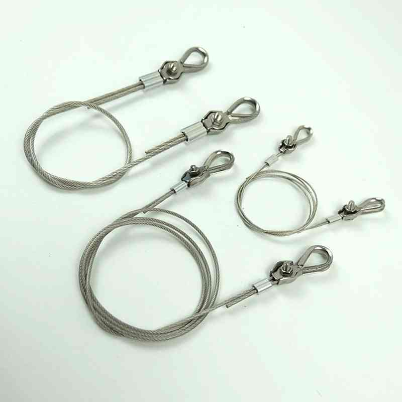 Prstenasti prstenovi, stezaljke za kabele s jednim hvataljkama i aluminijska pločica za užad od nehrđajućeg čelika