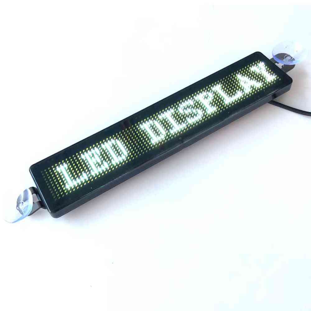 12v programabilni avtomobilski LED prikazovalnik, drsni znak za pomikanje sporočil z znakom za sporočilo s sesalnim diskom