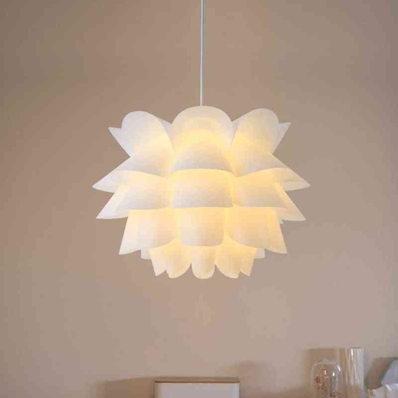 Art diy lotusbloem lamp voor huisdecoratie - 20x29cm