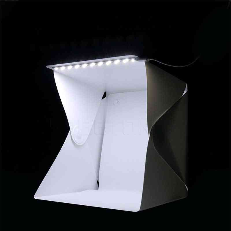 Fotografia LED mini soft box do składanego światła studyjnego -