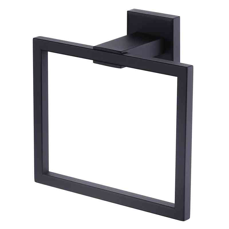 Stainless Steel  Towel Holder -storage Rack - In Square Shape