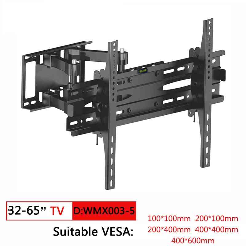 Full-motion veggmontert tv-brakett for 10-70 tommer, vippebøyle stativ pc-skjerm - a-10-24inch