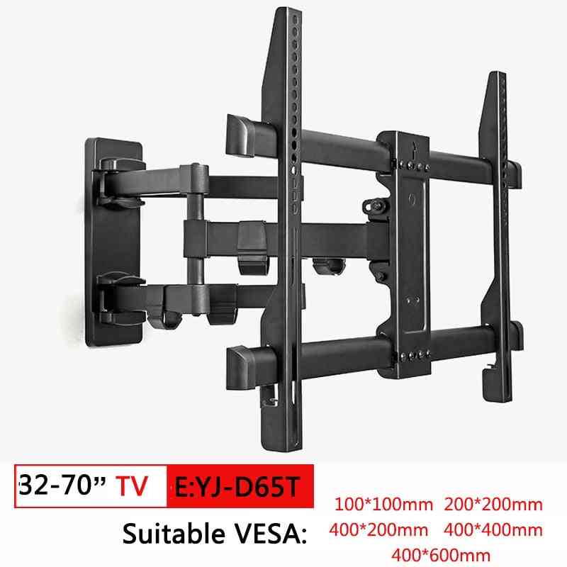 Full-motion veggmontert tv-brakett for 10-70 tommer, vippebøyle stativ pc-skjerm - a-10-24inch