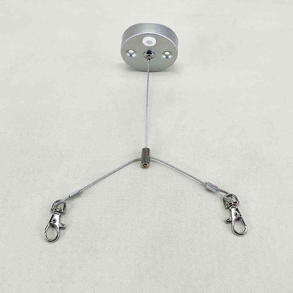 Two Steel Cable Sling For Office Chandelier Plant Growth Light And Wire Rope Lamp