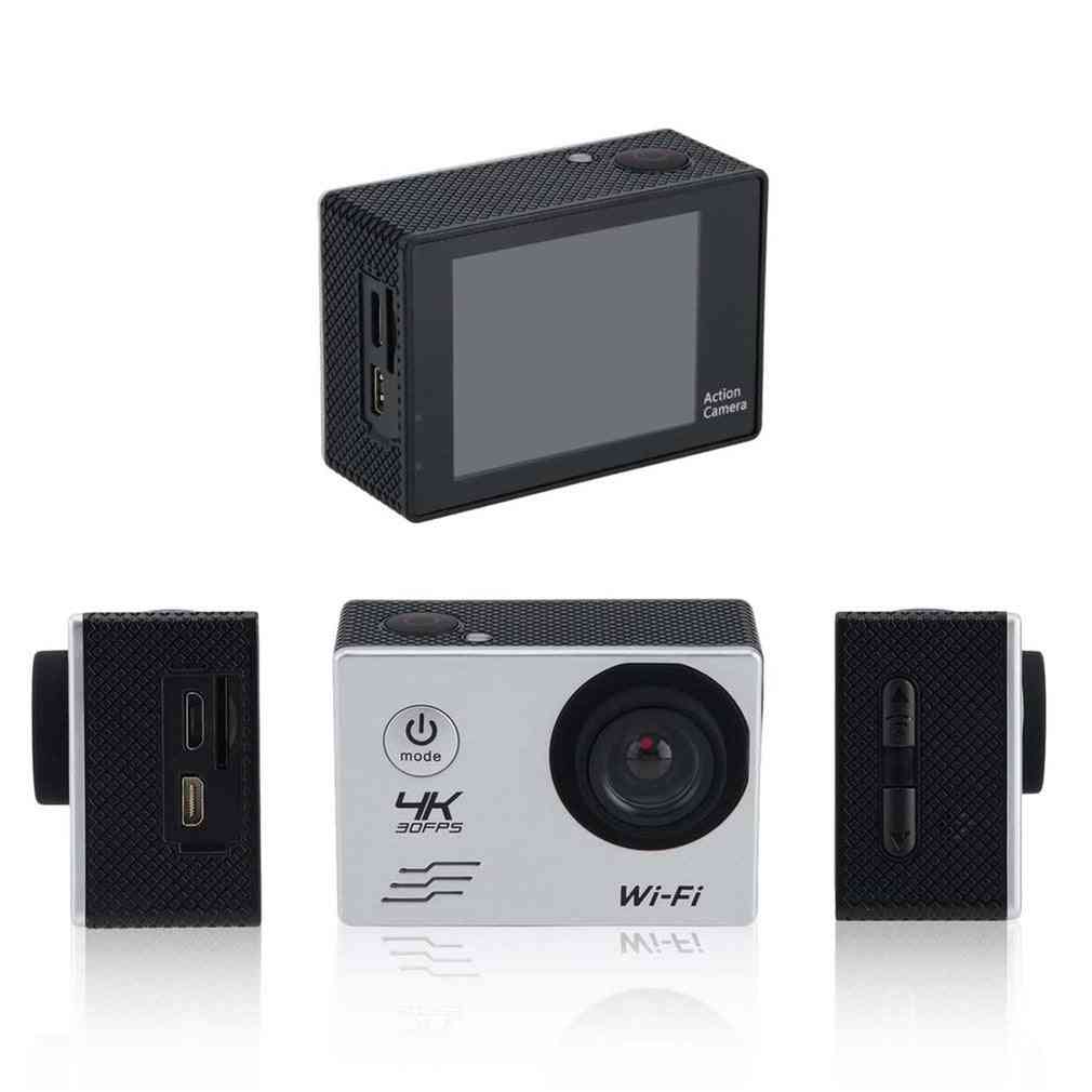 4k wifi kamera 170 graders bredt sports sportsvanntett utendørs dykking ridning fotografering videoopptak -