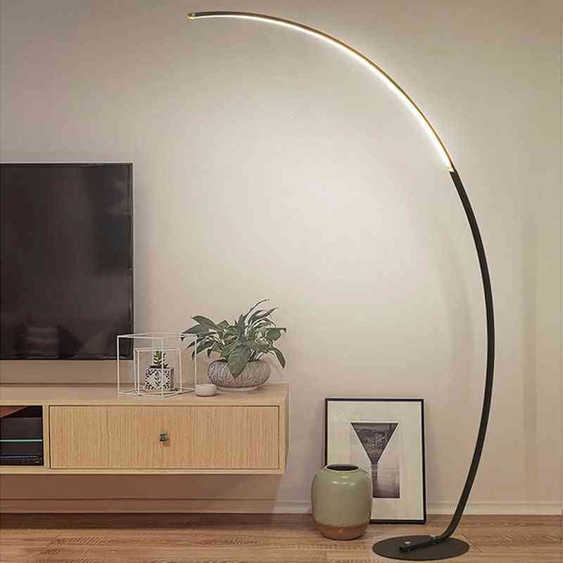 Led Modern, Standing Floor Lamp-dimmiable With Controller