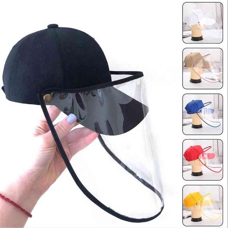 Casual Protective Adjustable Hat With Face Shield