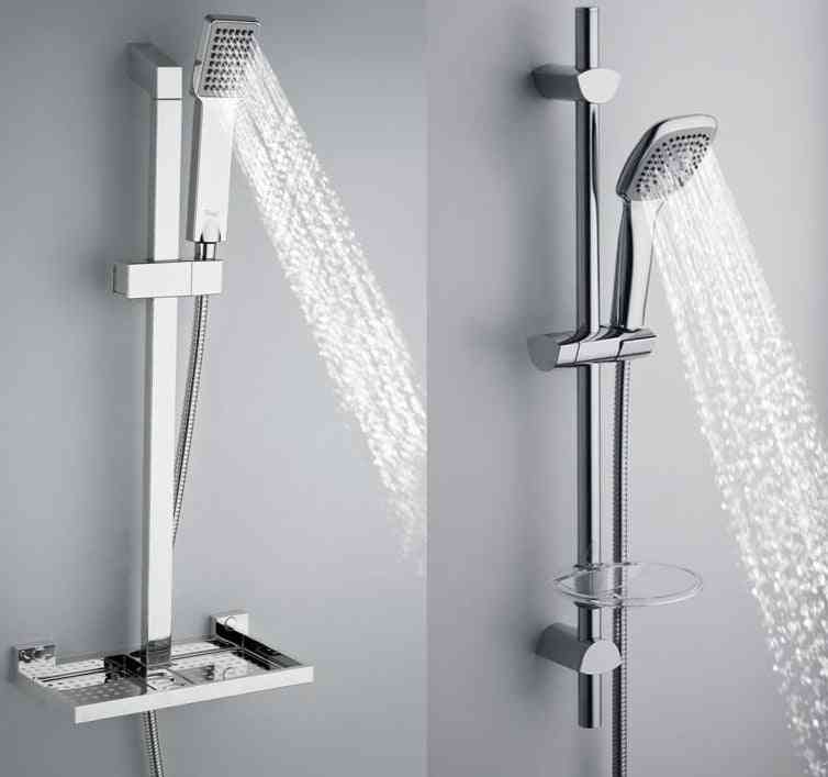 Wall Mounted, Adjustable Shower Heads, Slide Bars, Holders And Extensions
