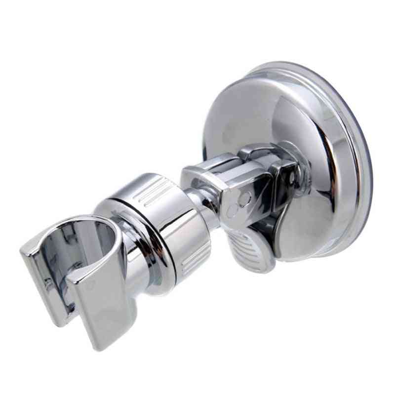 Baño soporte de cabezal de ducha ajustable soporte de rack potente ventosa soporte de ducha accesorio de ducha montado en la pared - naranja