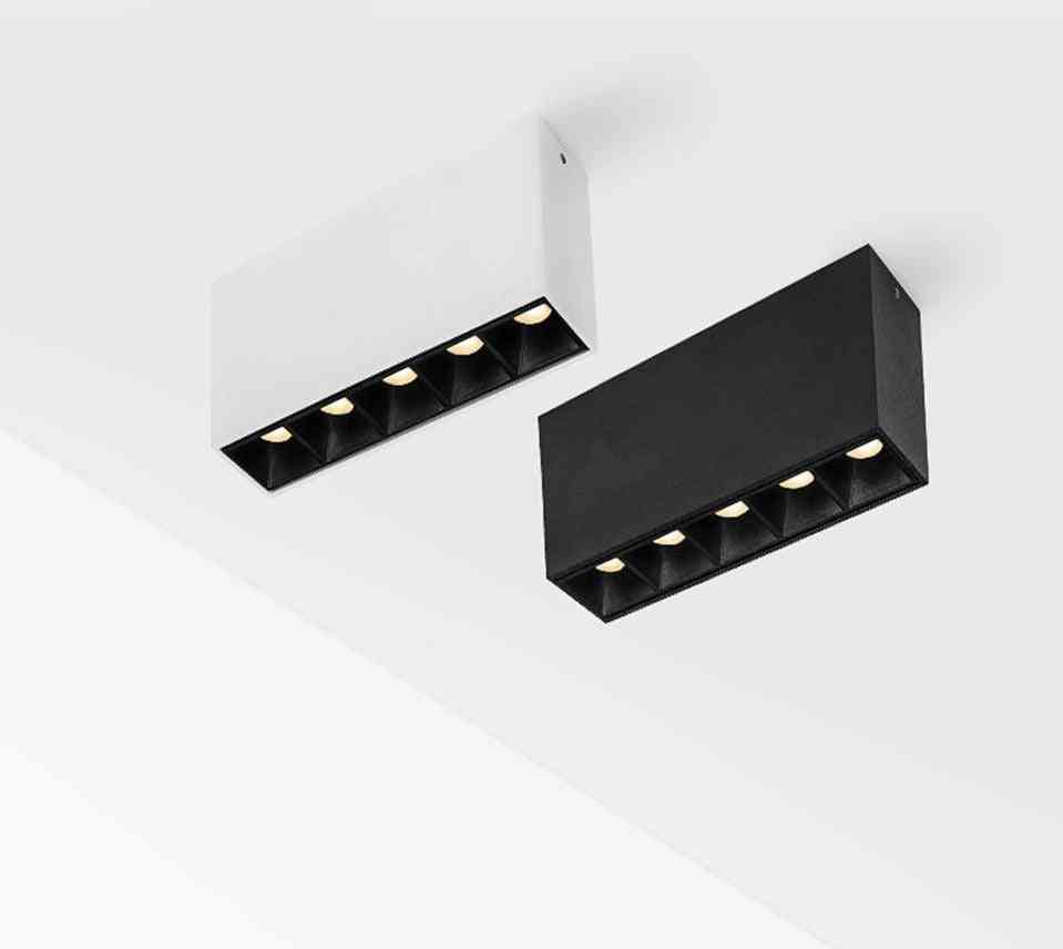 15w LED linearne rešetke s rešetkom 220v 230v, LED stropne vodilice s površinskom linijom, stropne, unutarnje