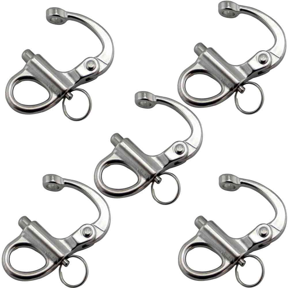 35mm Stainless Steel Mini Fixed Snap Shackles