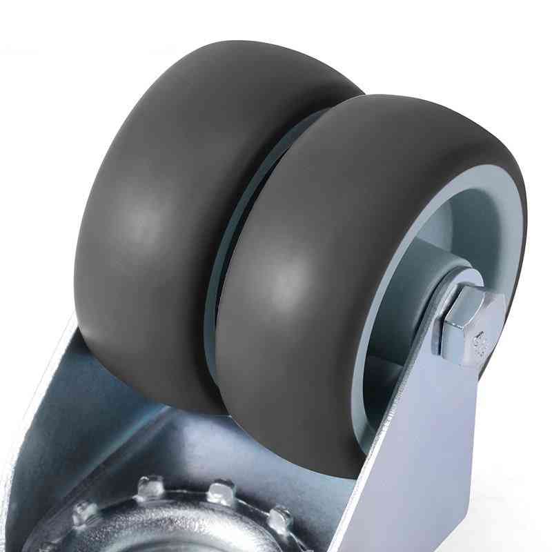2 Inch, 360 Degree Swivel-casters Wheels With Brake For Platform, Trolley, Furniture