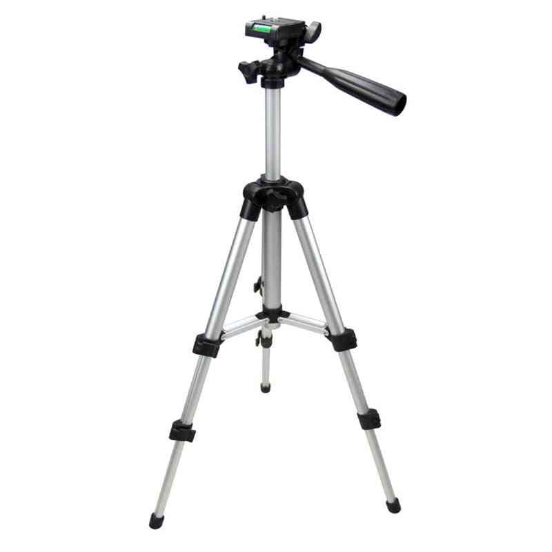 4 Sections Lightweight Portable Tripod For Camera (sliver)