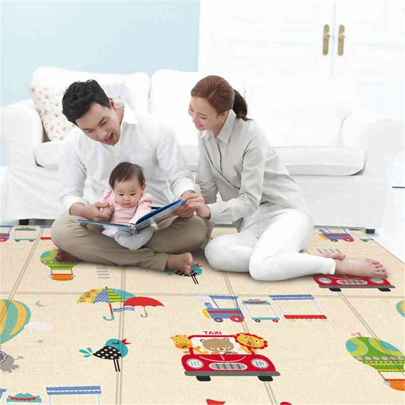 Skladacia podložka na hranie pre deti zosilnená tapeta infantilná domáca výzdoba detskej izby - hrajte podložku pod puzzle hrúbky xpe