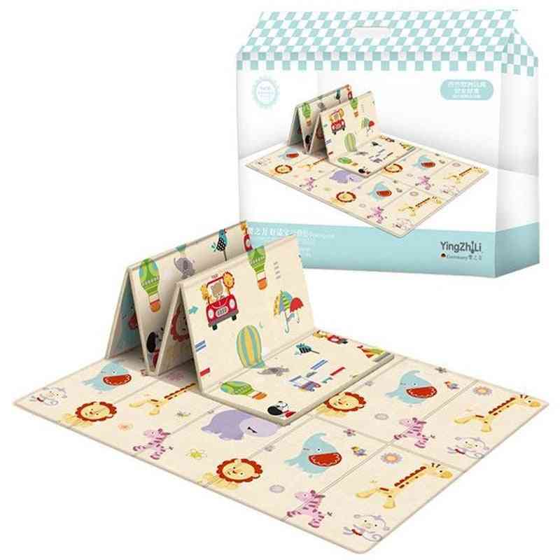 Skladacia podložka na hranie pre deti zosilnená tapeta infantilná domáca výzdoba detskej izby - hrajte podložku pod puzzle hrúbky xpe