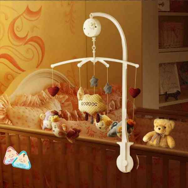 Baby Bed-rattle Bell Toy Holder - Clip Crib Rail