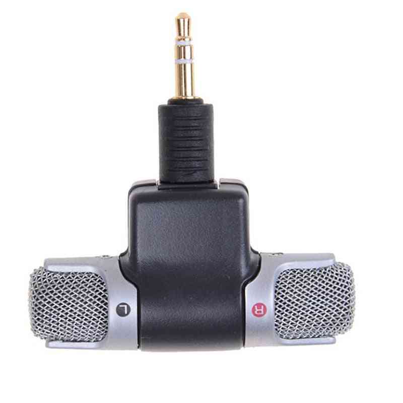 Omnidirectional Mini Audio Microphone - 3.5mm Jack Used For Voice Lecture Interview