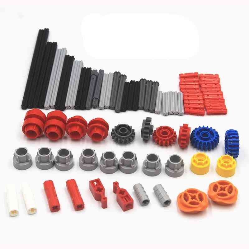 Blocs de construction autobloquants - série d'engrenages compatibles avec lego