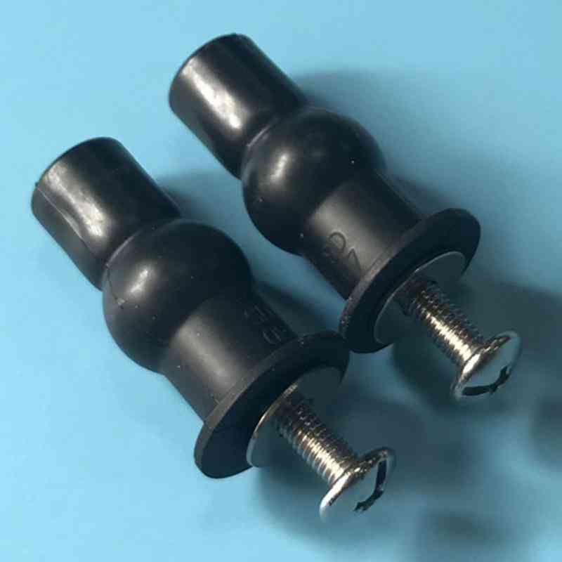 1 Pair Toilet Seat Hinges -  Universal Fixing Small Expansion Screw