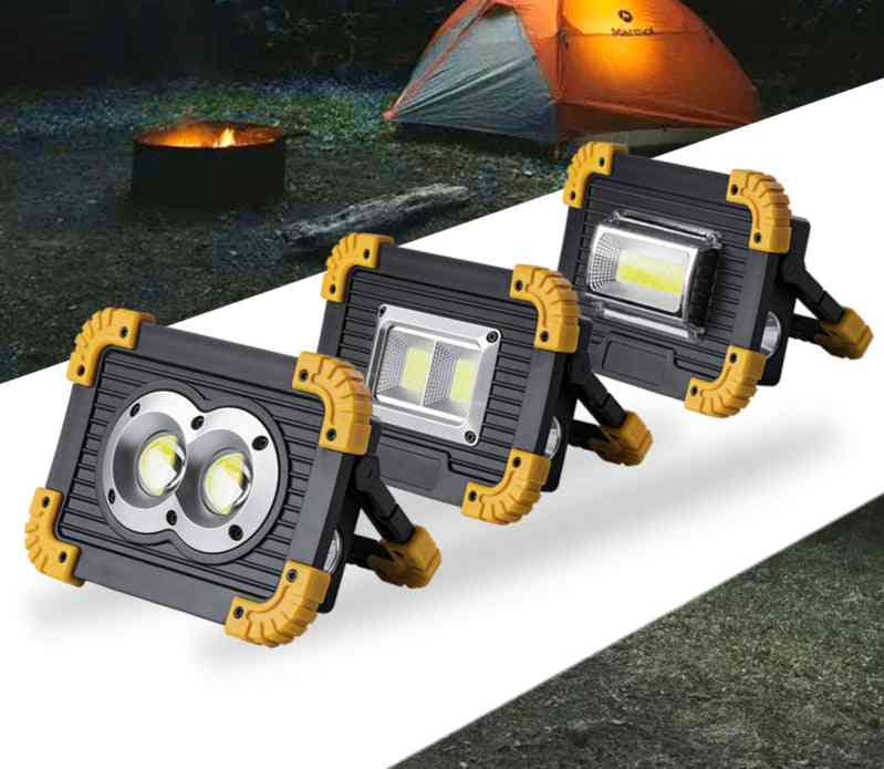 Portable Spotlight 18650 Battery -with Rechargeable Led Flashlight