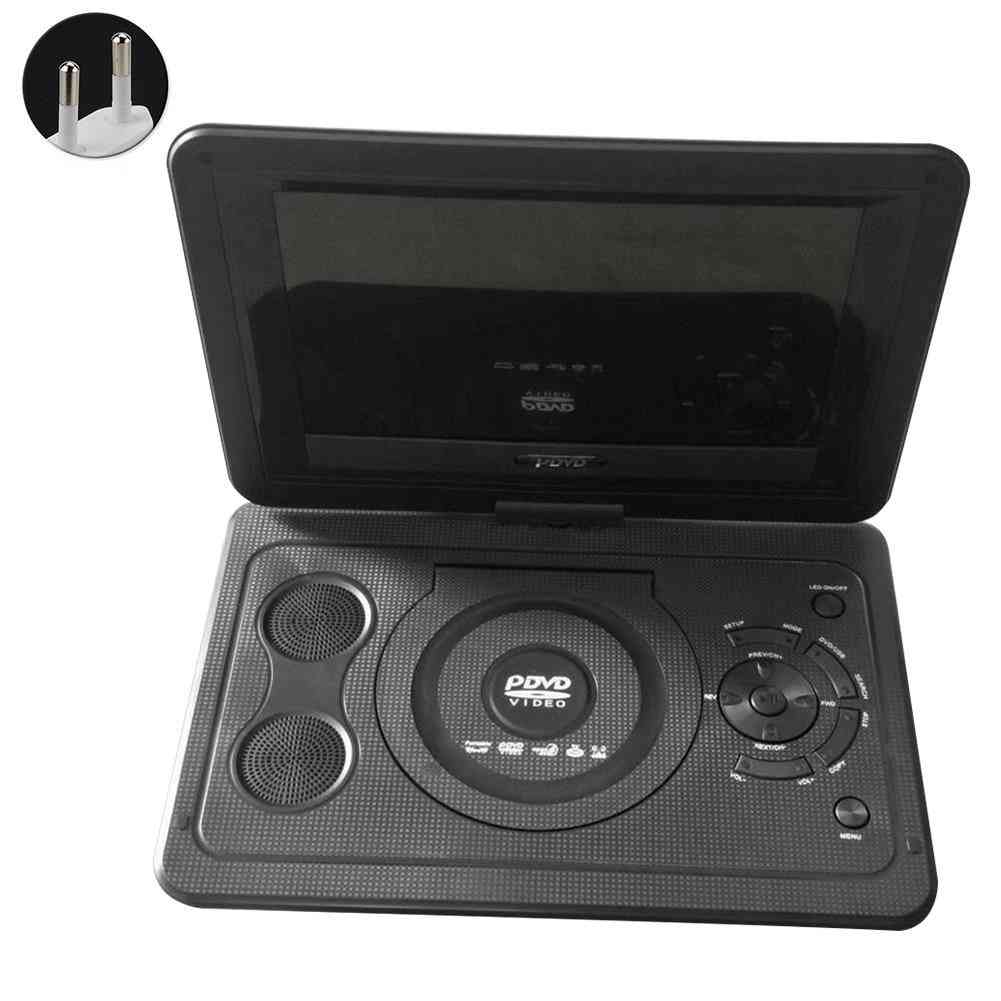 Mini Portable, 270 Degree Rotatable Lcd-dvd Player