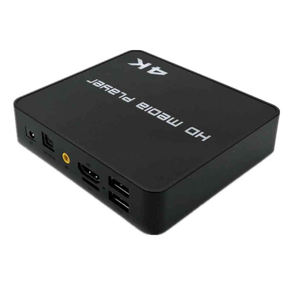 Reprodução automática 4k hd media player usb video multimedia digital signage caixa de publicidade - au plug