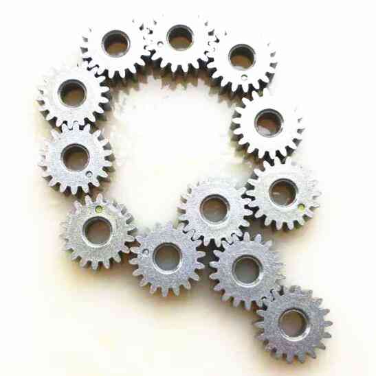 Engranaje de motor de 10 piezas engranajes de metal-mini piñón 18t dientes engranaje de metal para conector de modelo rc