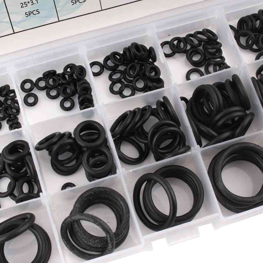 Silicone Rubber O Ring Assortment Kit With Plastic Box