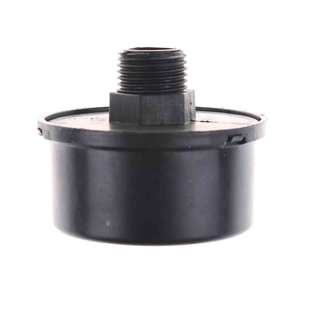 Silenciador de filtro macho roscado de 1pcs 16mm para entrada do compressor de ar
