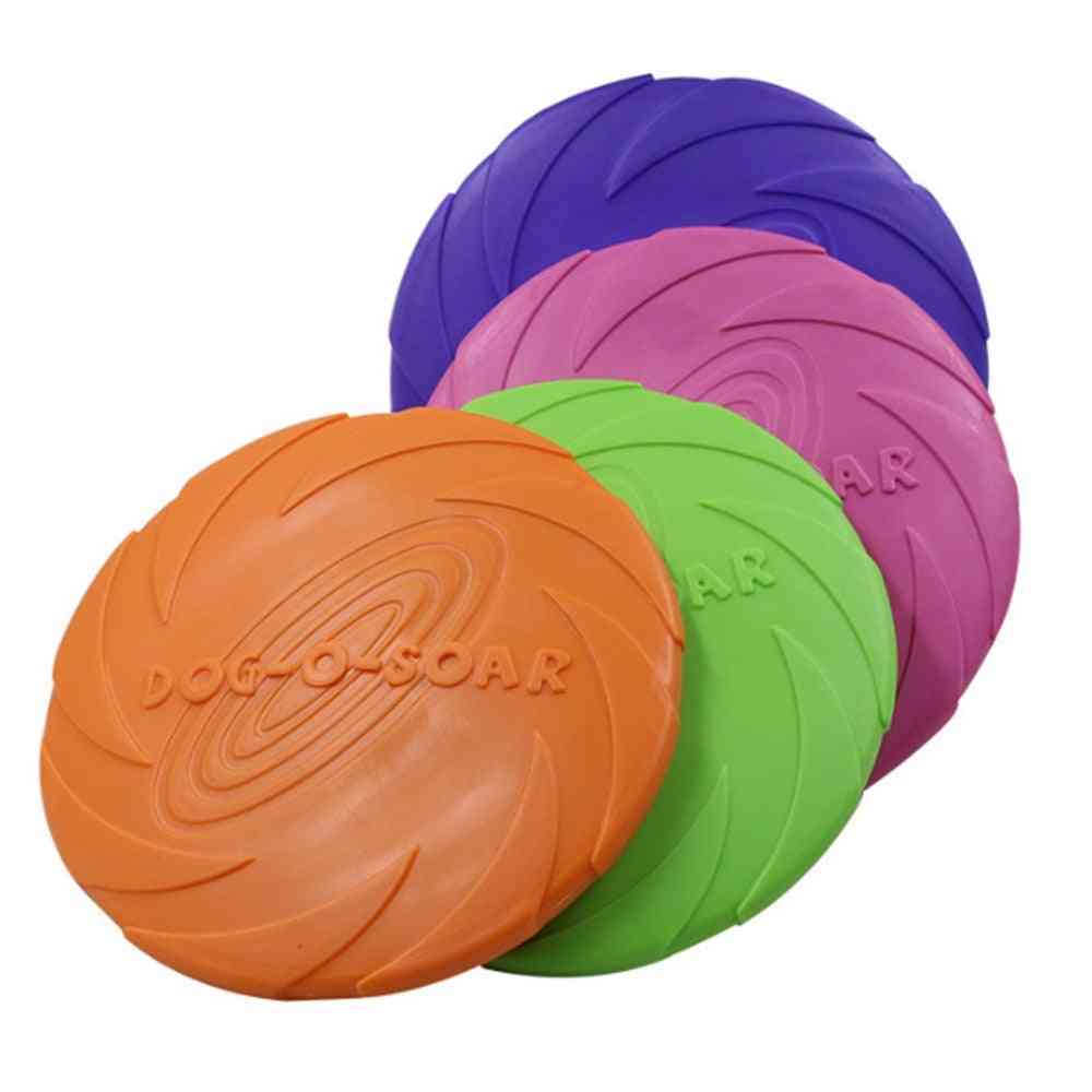 Dog Flying Discs, Trainning Interactive Rubber Fetch Toy