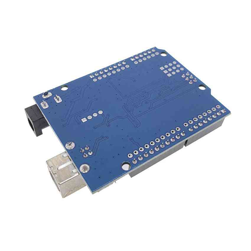 Een set uno r3 development board, atmega328p, ch340, ch340g voor arduino diy kit met rechte pin header