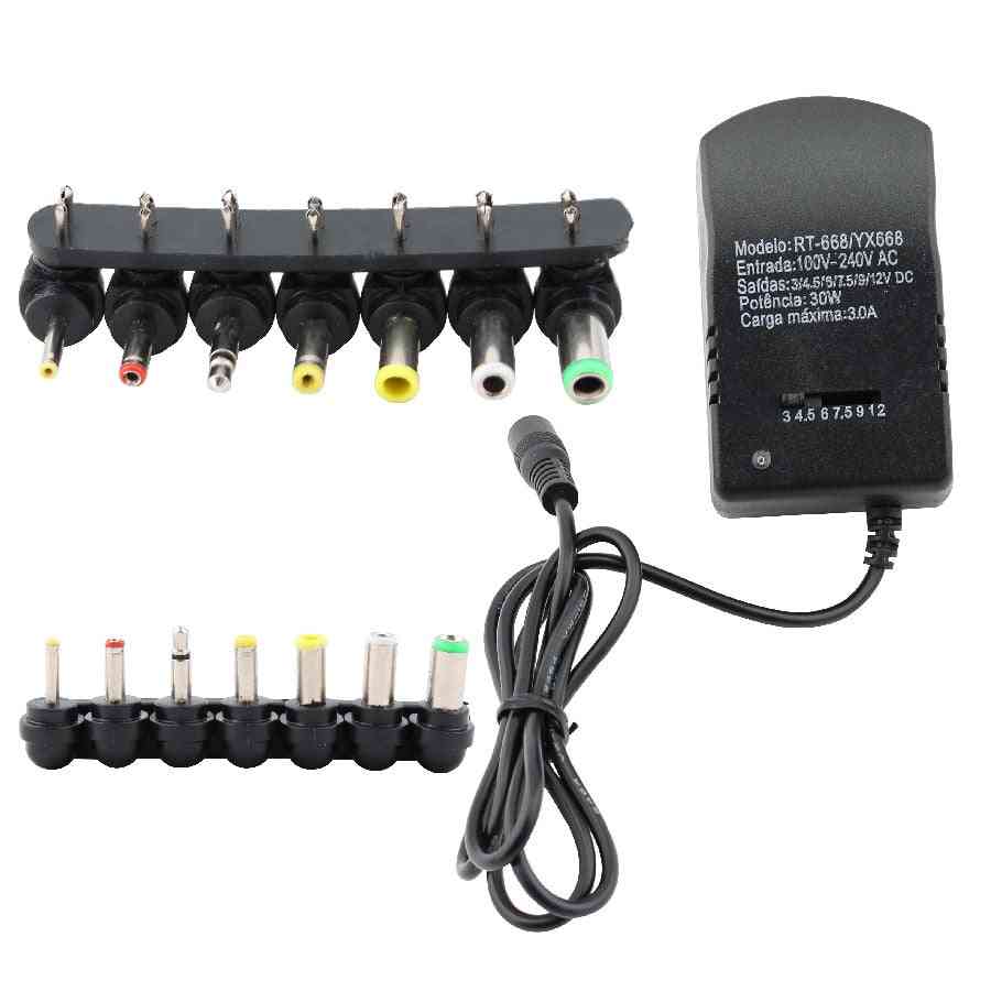Multi Voltage Power Supply Adapter And Plugs