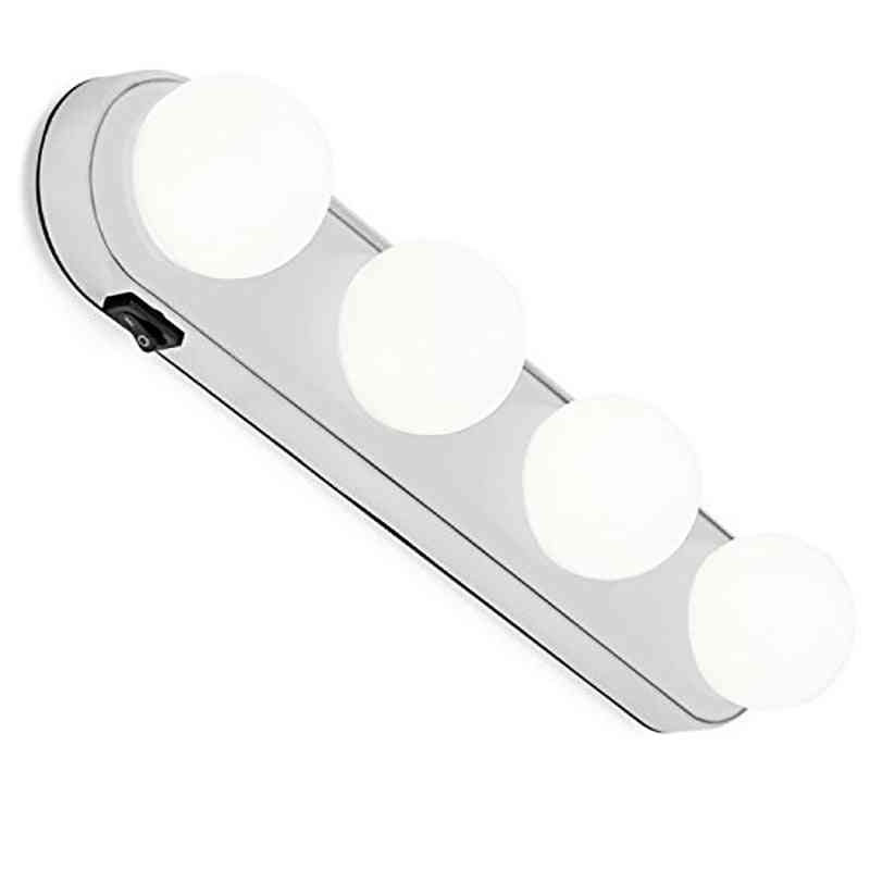 Miroir de meuble de toilette maquillage lampe professionnelle pleine puissance super lumineux 4 ampoules LED