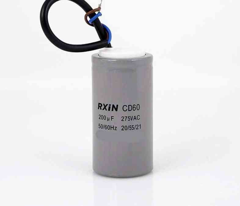 Jednofazowy kondensator rozruchowy silnika prądu przemiennego typu cd60 275v ac wysokokondensatorowy 100uf / 150uf / 200uf / 250uf - 100uf