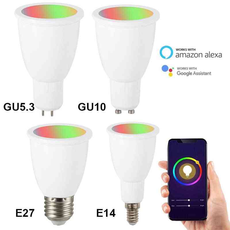 Smart Led 6w Dimmable Lamp Light Bulb - Support Alexa Google