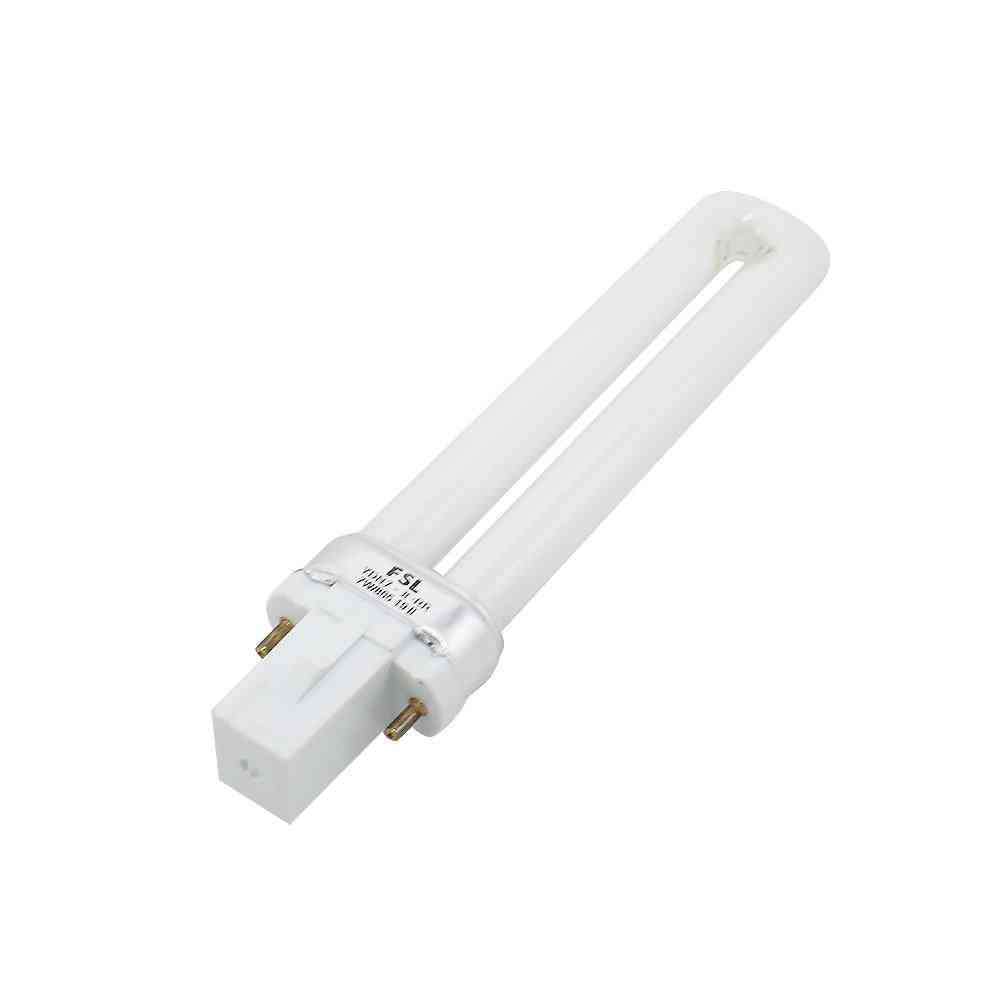 Tubos de lámpara fluorescente g23 bombillas de escritorio de 7w 6500k de un casquillo (7w g23) -
