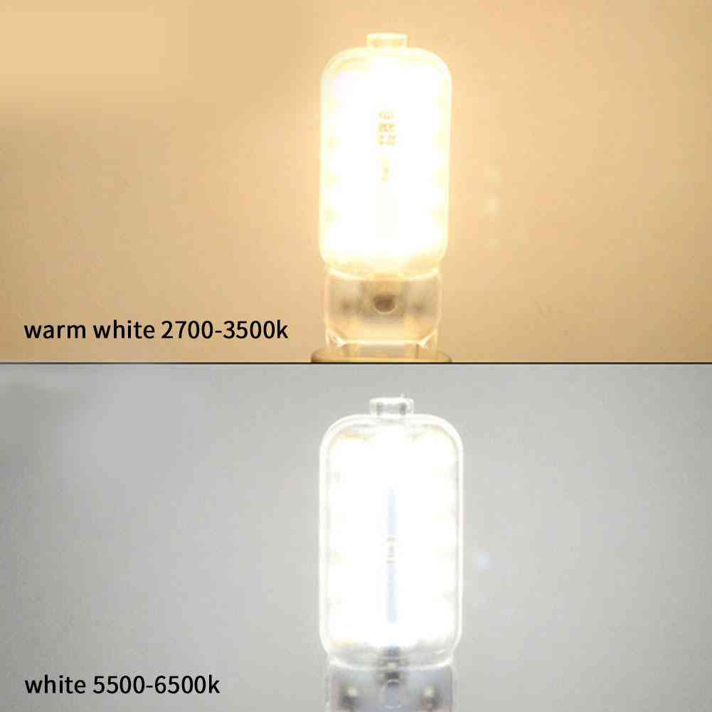 G9 LED-ljus 220V Dimbar lampa SMD 2835 Spotlight för kristallkrona ersätta - 22 lysdioder varmvit