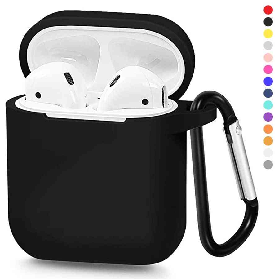Ultra-thin, Dust Proof Apple Airpods Cases With Hook-wireless Bluetooth Charging Box