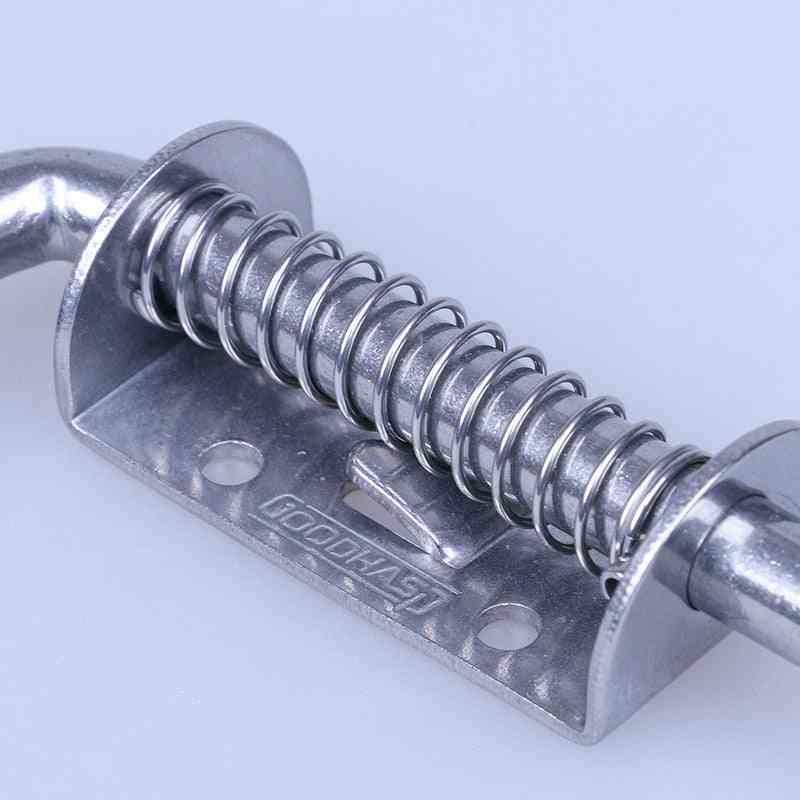 Stainless Steel 304 Industrial Heavy Iron Spring Mechanical Equipment Cabinets Boxcar Door Bolts