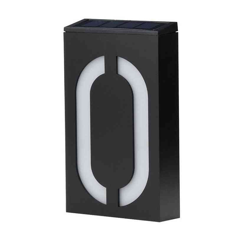 Dveřní štít digitální solární světlo - LED značky číslo dveří