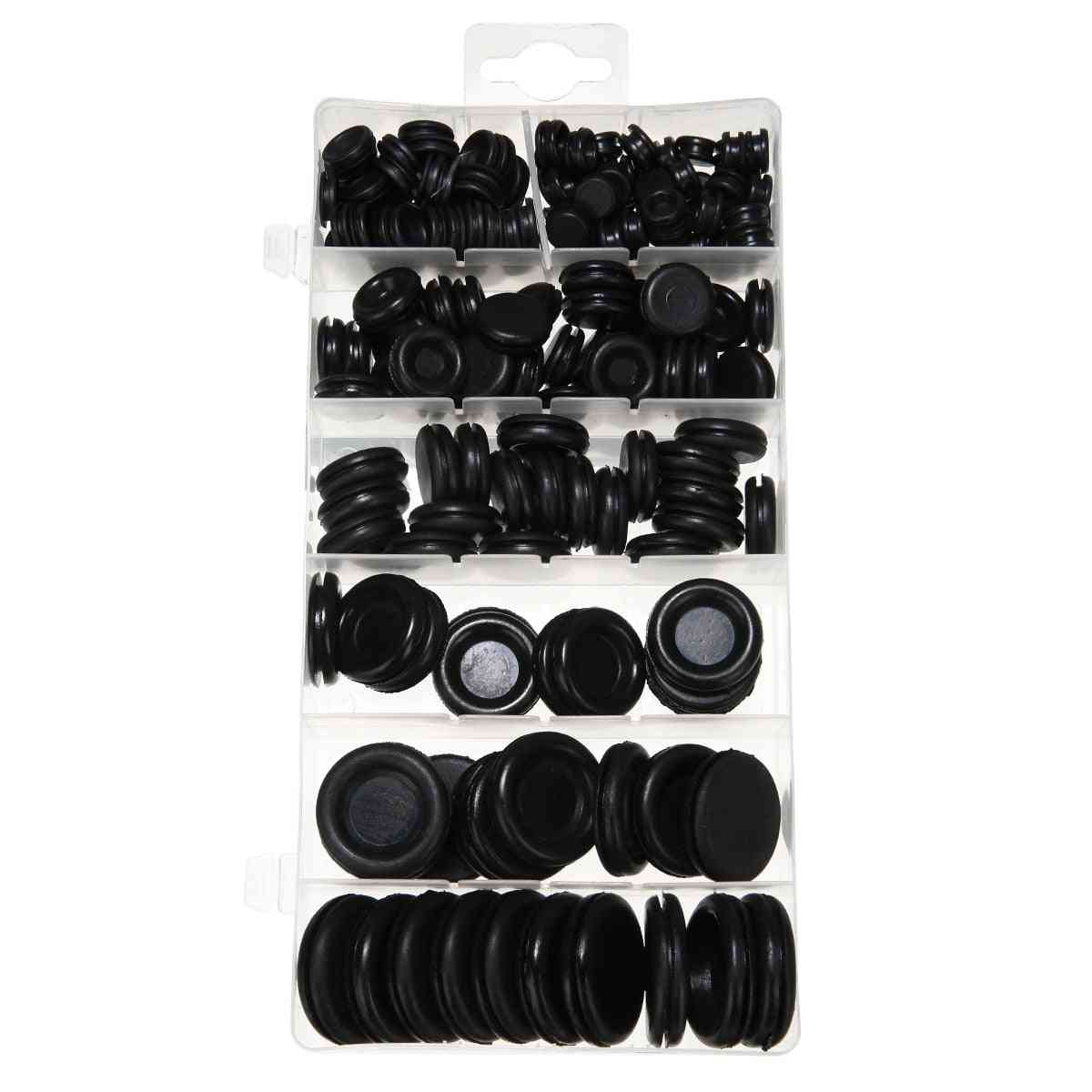 Closed Seal Ring Grommets Car Electrical Wiring Cable Gasket Kit