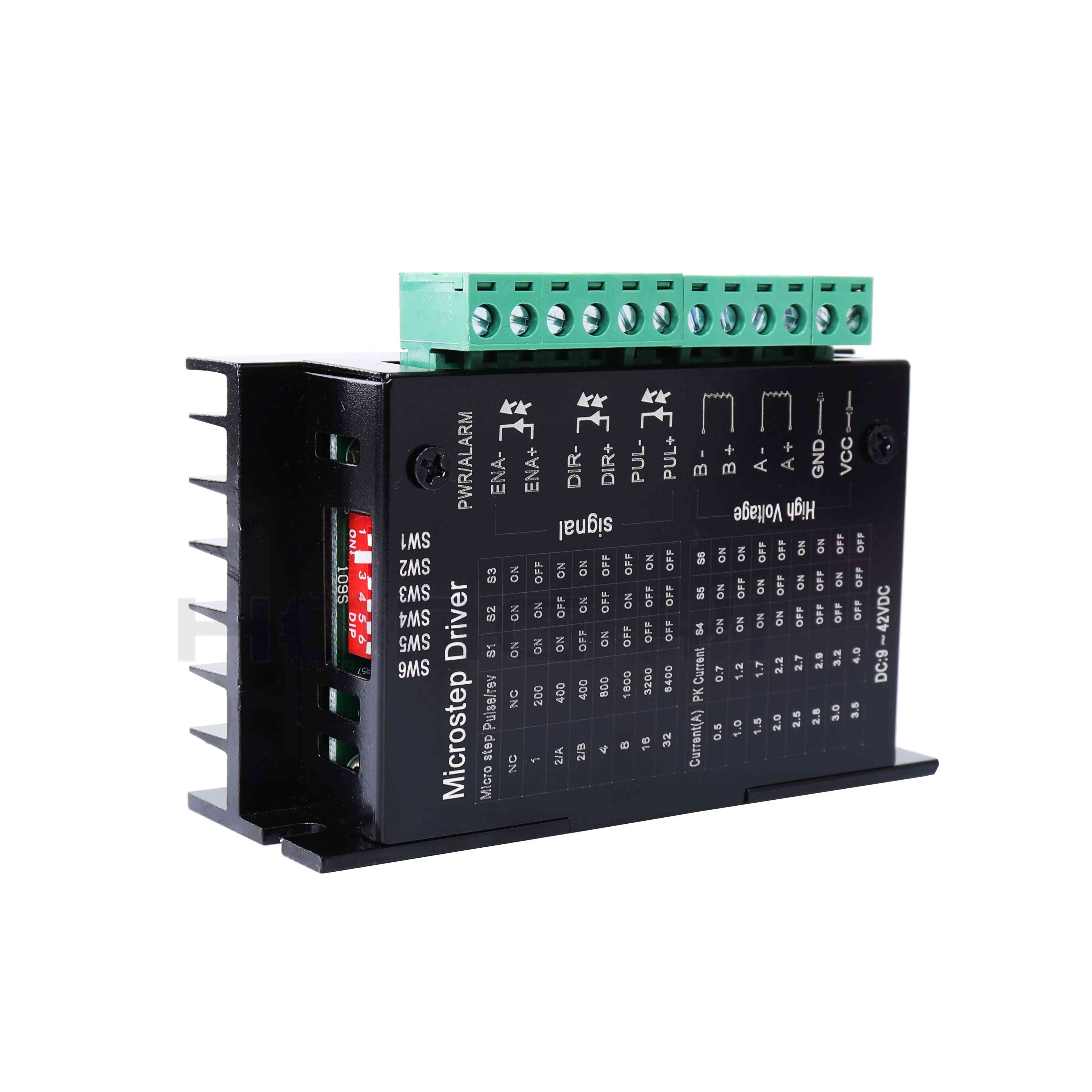 Tb6600 Upgrade Schrittmotor Treiber- s109aftg für nema23 Motor, 2-Phasen 4a CNC Router Controller für 3D-Drucker - tb6600 x1pcs