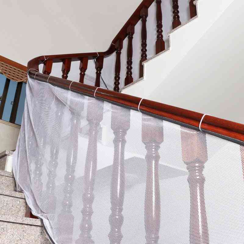 3m Thick Safety Fence - Stair Net Deck, Rail Roving Banister, Plant Cover Protection