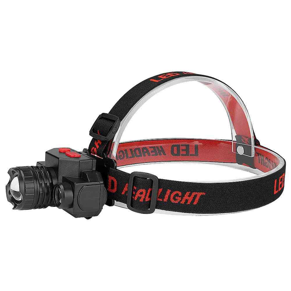 Portable T6 Cob Headlamps With 4 Modes-usb Rechargeable Handband Lights