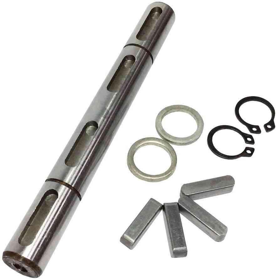 14mm Double Output Shaft Fit For Worm Gearbox With Gaskets, S Ring And Corner Pin