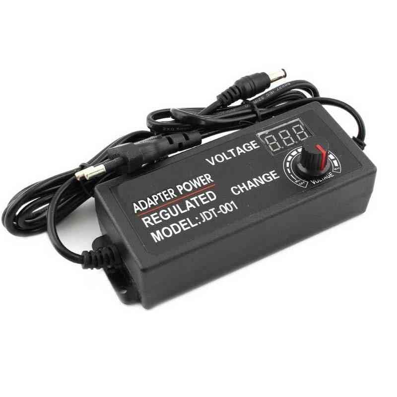 Ac To Dc, Universal Adjustable Power Adapter With Display Screen