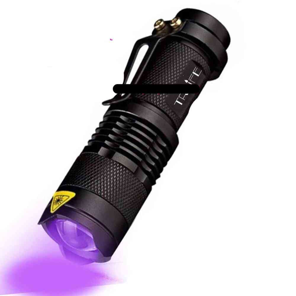 Led Uv Flashlight -365nm 395nm Blacklight -scorpion Uv Light