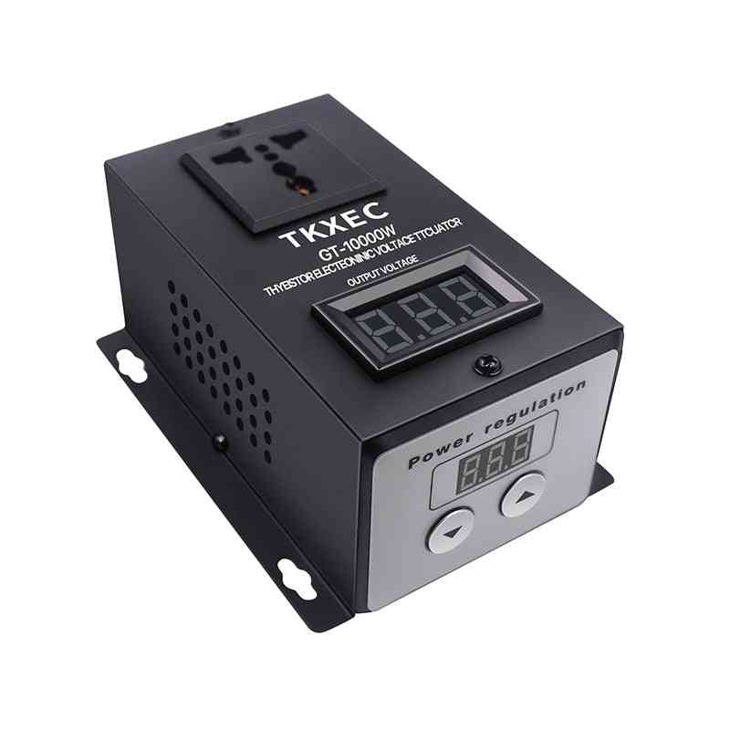 Ac 220v 10000w Scr Electronic Voltage Regulator - Temperature Speed Adjust Controller Dimming Dimmer Thermostat