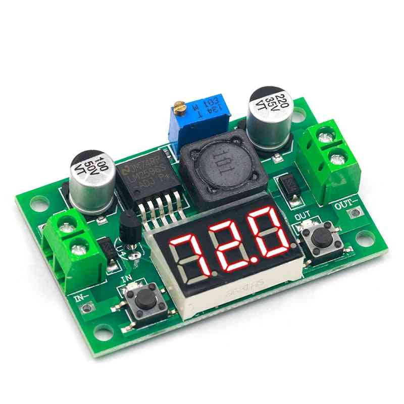 Lm2596 Dc/dc, Adjustable Led Voltmeter With Digital Display