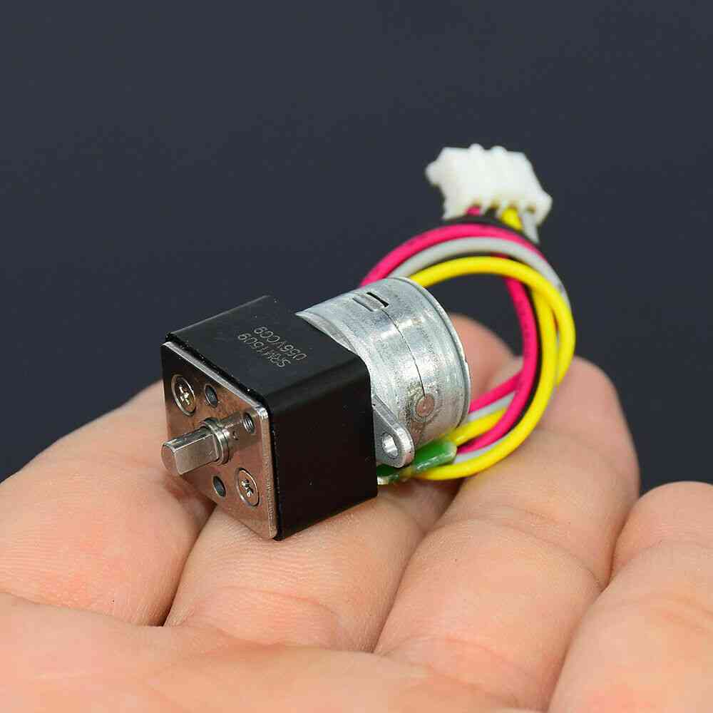 2-faset 4-leder mini 15 mm fuld metal gear trinmotor mikro gearkasse præcisionsforhold 35: 1 DIY digitalkamera -